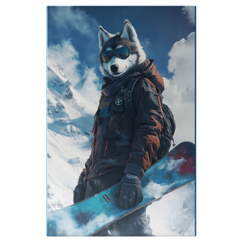 Sport -  Tablou Canvas Personalizat Iubitor De Snowboard Pe Pârtiu De Zăpadă




Marime 40x25CM