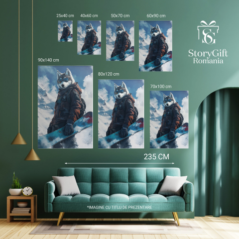  Tablou Canvas Personalizat Iubitor De Snowboard Pe Pârtiu De Zăpadă




Marime 70x50CM [5]