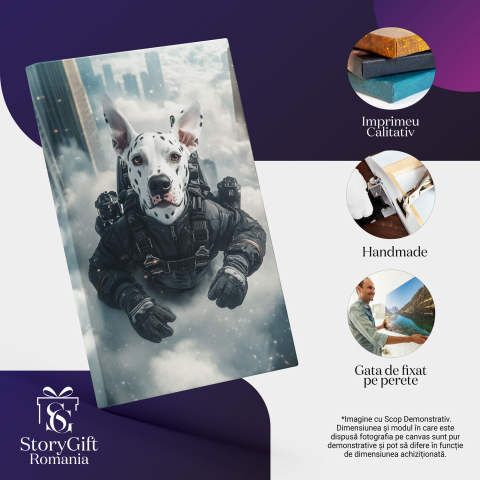 Jandarm Supererou cu Echipament de ApărareMarime 40x25CM [3]