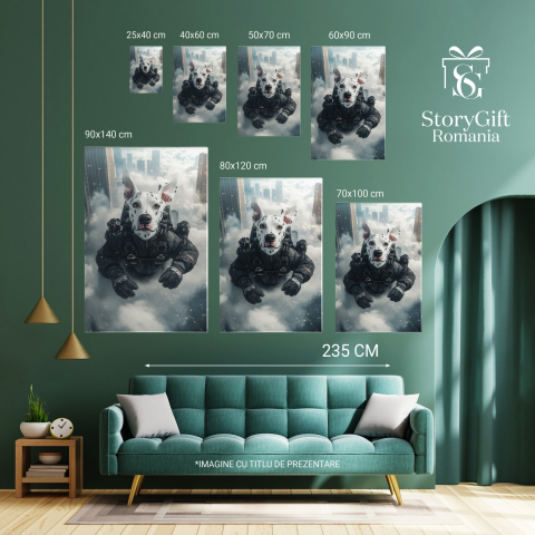 Jandarm Supererou cu Echipament de ApărareMarime 40x25CM [5]