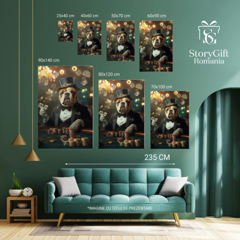 Tablou Canvas Personalizat Jucător Poker Las Vegas
Marime 40x25CM [5]