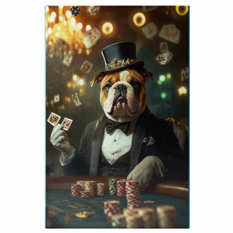Hobby - Tablou Canvas Personalizat Jucător Poker Las Vegas
Marime 40x25CM