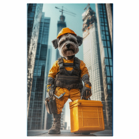 Meserii - Tablou Canvas Personalizat Lucrător La Înălțime
Marime 40x25CM