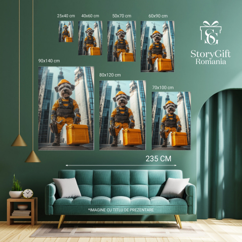 Tablou Canvas Personalizat Lucrător La Înălțime
Marime 90x60CM [5]