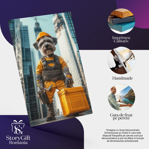 Tablou Canvas Personalizat Lucrător La Înălțime
Marime 90x60CM [3]