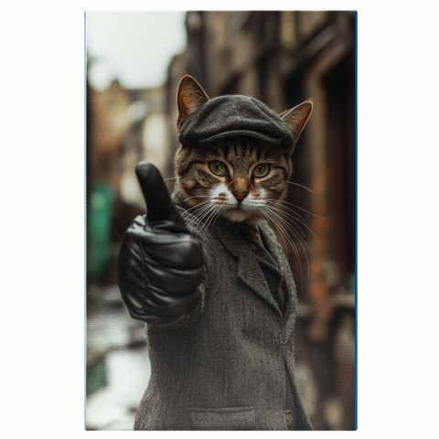 Oraș -  Tablou Canvas Personalizat Aristocrat Cu Palton Și Semn Gestiv OK




Marime 40x25CM