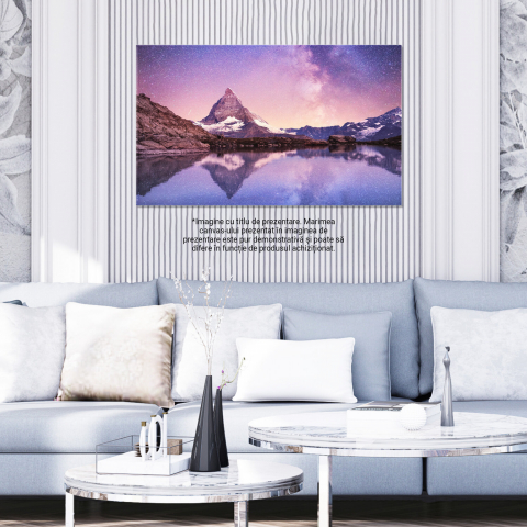 Matterhorn Reflectat: Pictura Scenică a Naturii Elvețiene, Marime 40x25CM [2]