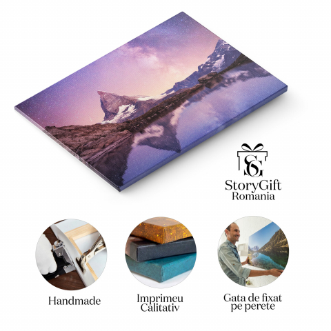 Matterhorn Reflectat: Pictura Scenică a Naturii Elvețiene, Marime 40x25CM [1]