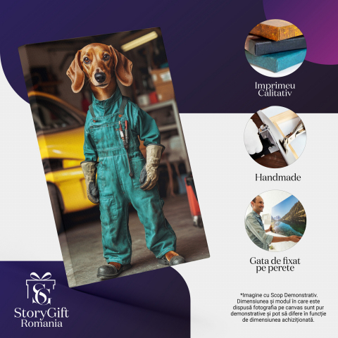 Tablou Canvas Personalizat Mecanicul Auto
Marime 40x25CM [3]