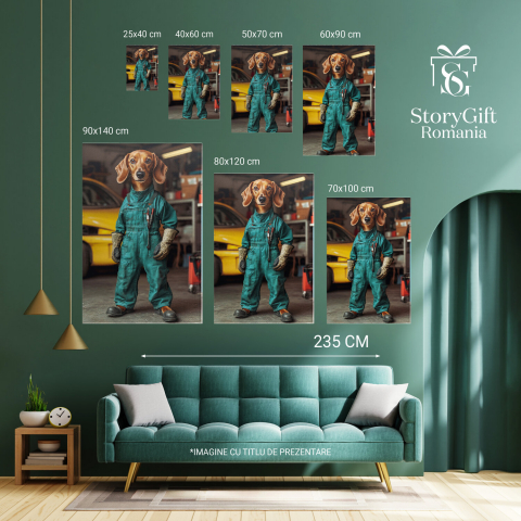 Tablou Canvas Personalizat Mecanicul Auto
Marime 40x25CM [5]