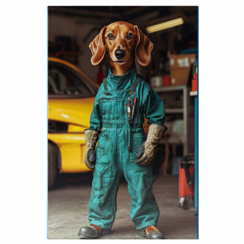 Meserii - Tablou Canvas Personalizat Mecanicul Auto
Marime 40x25CM