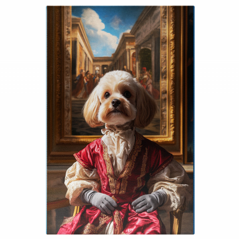 Personalizate cu Animalul Tau -  Tablou Canvas Personalizat Roșie Și Detalii Aurii
Titlu imagine: MembruMarime 140x90CM