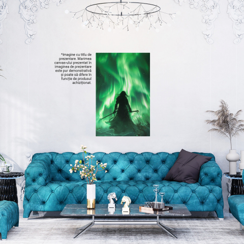 Misterele Mării - Entitate Înfricoșătoare cu Lumină Verde, Marime 40x25CM [3]