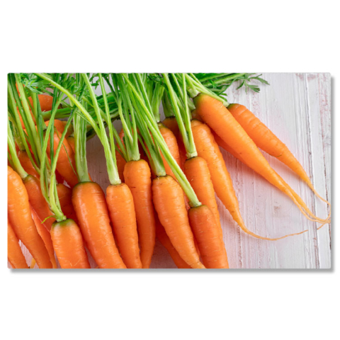 Mâncare - Tablou Canvas Morcov Proaspat si Dulce pe o Masa Gri, a, morcov, proaspat, dulce, masa 2051 40x25CM