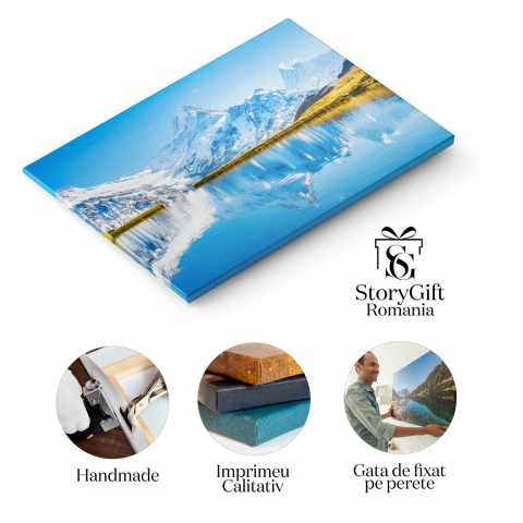 Reflecția Muntelui – Oglinda Naturii, Marime 40x25CM [1]