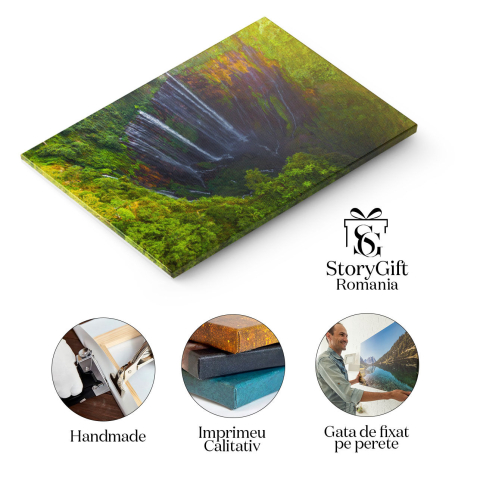 Tablou Canvas Muntele Ulun, Pagoda in Insula Bali, Calatorie, Vacanta, Turism, Destinatie, Indonesia, Lac, Asia, Arhitectura, Religie 3246 40x25CM [1]