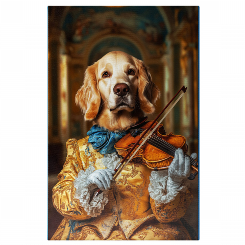 Hobby - Tablou Canvas Personalizat Muzician Vioară Regală
Marime 40x25CM