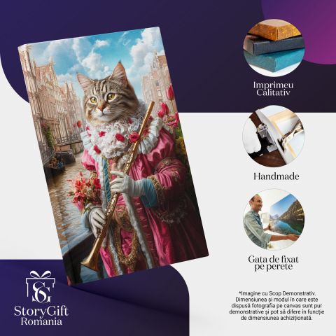 Tablou Canvas Personalizat Muzician Flaut Regal
Marime 40x25CM [3]