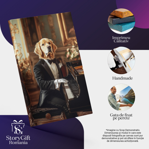 Tablou Canvas Personalizat Pianist În Palat
Marime 40x25CM [3]