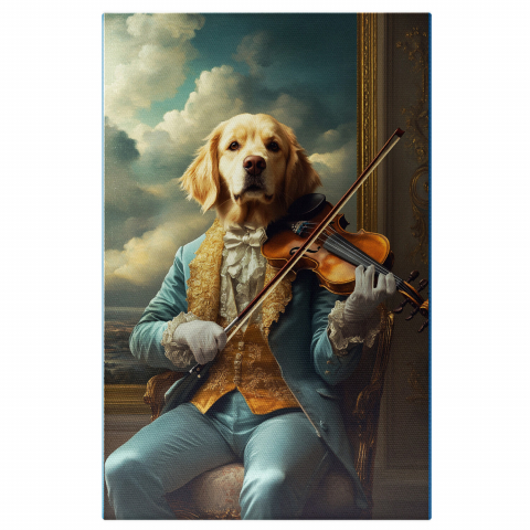 Hobby - Tablou Canvas Personalizat Muzician Regal Cântând La Vioară
Marime 40x25CM