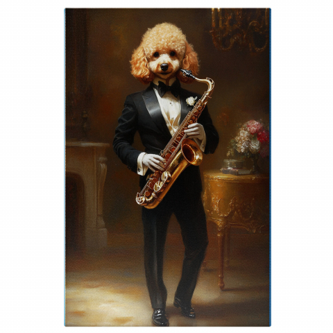 Meserii - Tablou Canvas Personalizat Muzician Regal
Marime 40x25CM