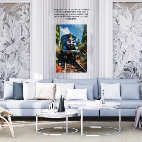 Neinfricatul Thomas savurând locurile nedescoperite, Marime 40x25CM [3]