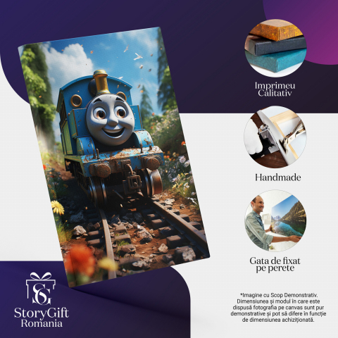 Neinfricatul Thomas savurând locurile nedescoperite, Marime 40x25CM [1]