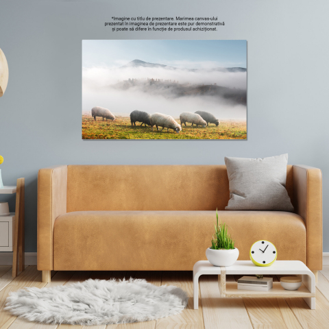 Oi în Munte pe Ceață - O Odă Naturii, Marime 40x25CM [3]