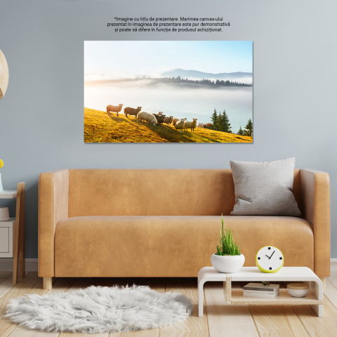 Oi Pășunând pe Câmp - O Frumusețe Naturală, Marime 40x25CM [3]