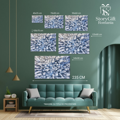 Padurea Iarna, Marime 40x25CM [3]