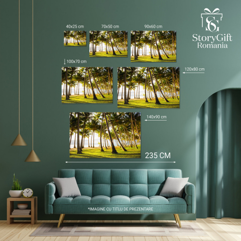 Plaja Tropicală din Palm Cove, Australia - Natură și Ocean, Marime 40x25CM [3]