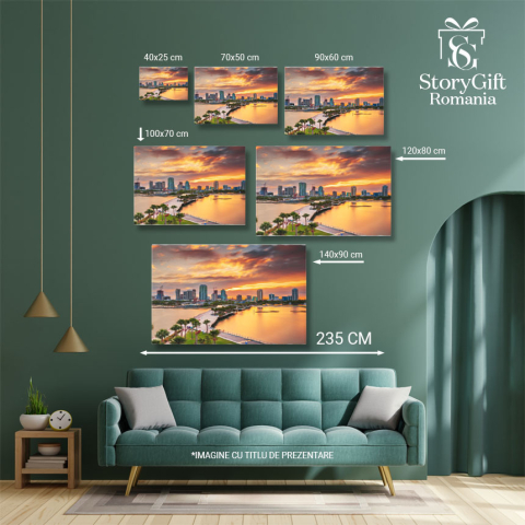 Tablou Canvas - Pana la Cer - New York, SUA 40x25CM [4]