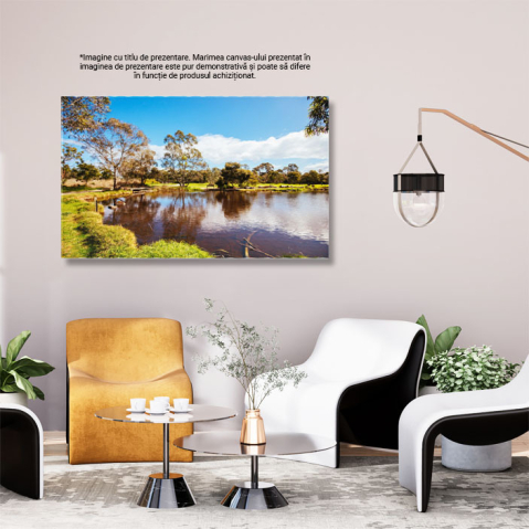 Tablou Canvas Parcul Darebin in Melbourne, Australia Darebin Parklands, Melbourne, Australia, peisaj, natura, lac 1599 40x25CM [2]