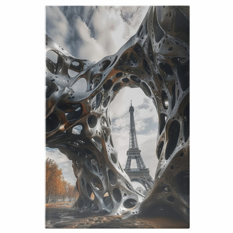 Atracții Turistice - Paris sub Asediul Formelor Imaginației Prin Valurile Viselor, Marime 40x25CM