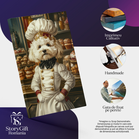 Tablou Canvas Personalizat Patiser Cheff Regal
Marime 90x60CM [3]