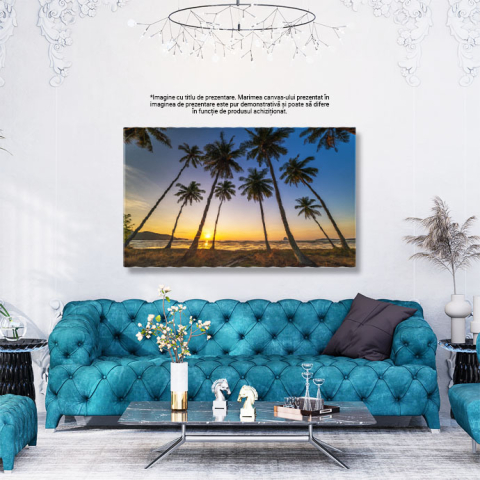 Tablou Canvas - Peisaj Andaman, Coastele Koh Yao Yai, Serenitate Tropica 40x25CM [2]