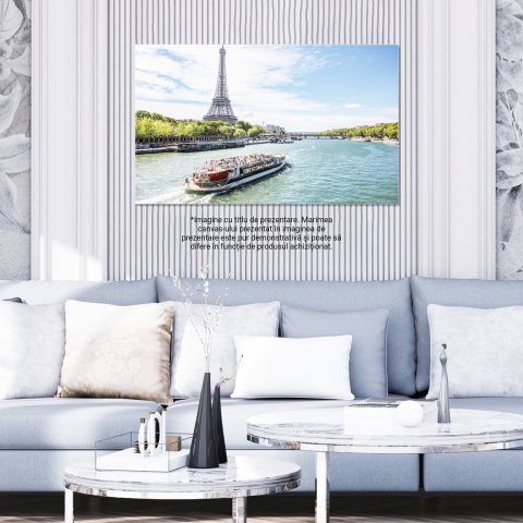 Vedere Spectaculară a Turnului Eiffel și Skyline-ului Parisian, Marime 40x25CM [2]