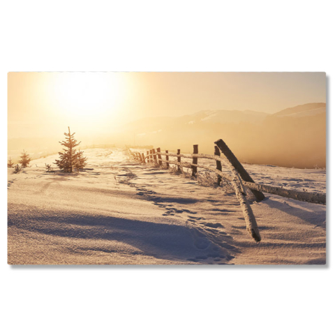 Peisaj - Tablou Canvas: Peisaj de Iarna in Alpii Austrieci 40x25CM