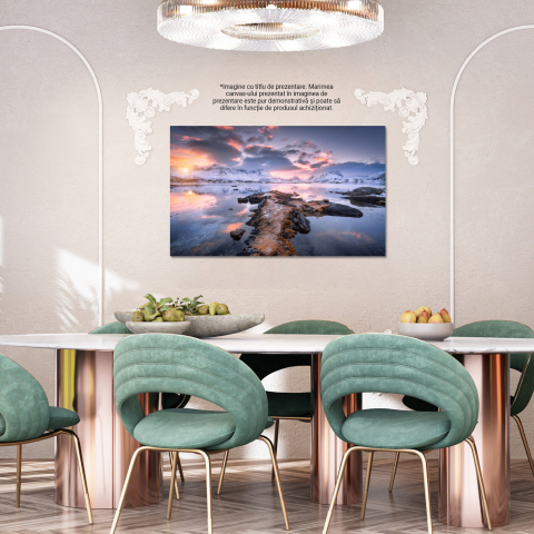 Peisaj Maritim la Apus - Oferă Eleganță Spațiului Tău, Marime 40x25CM [3]