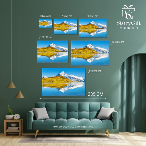 Reflecție Montană – Oglinda Naturii, Marime 40x25CM [3]