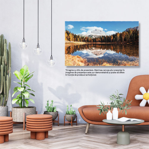 Tablou Canvas: Peisaj Montan in Lumina Zilei 40x25CM [2]