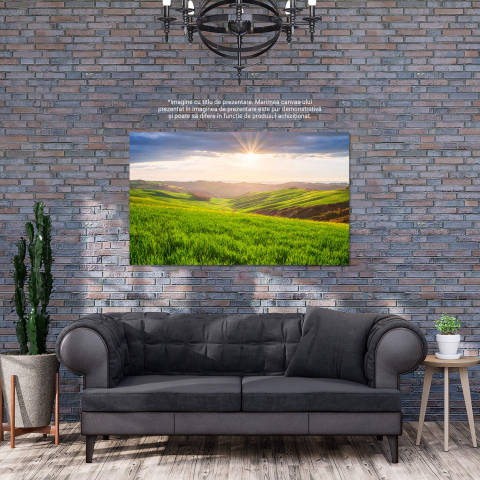 Tablou Canvas: Peisaj Rural din Toscana, Italia, Marime 40x25CM [2]