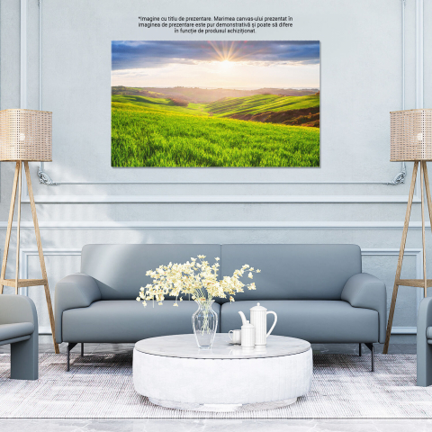 Tablou Canvas: Peisaj Rural din Toscana, Italia, Marime 40x25CM [3]