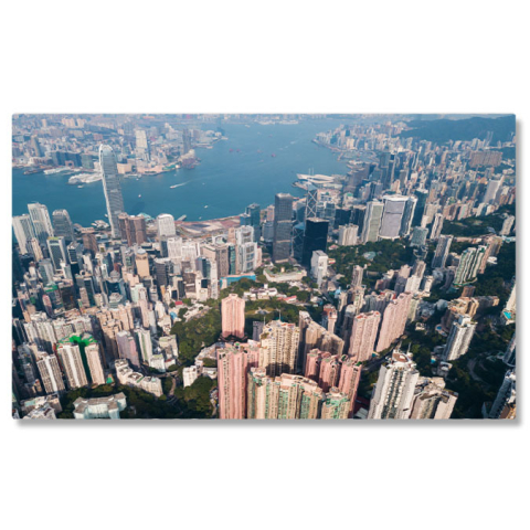 Oraș - Tablou Canvas Peisaj Urban Hong Kong, architecture, Hong Kong, peisaj, ora 2391 40x25CM