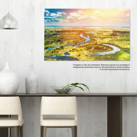 Peisajul Curbat al Râului în Suceava, Marime 40x25CM [2]