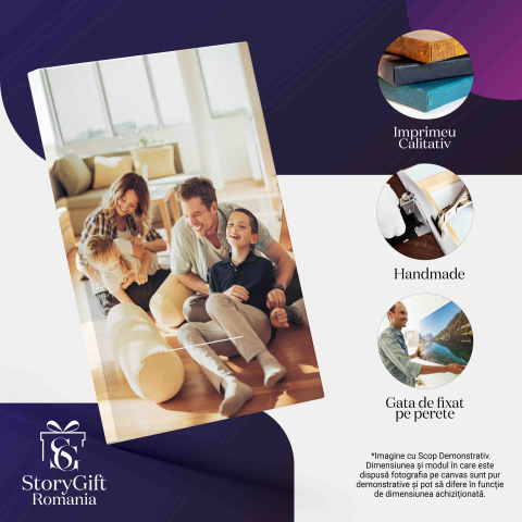 Tablou Canvas Personalizat cu o Fotografie / Poza ta, 25x25CM [2]