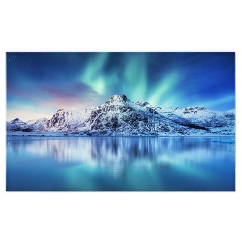 Aurora Boreală - Pescaruși Atlantic Relaxându-se în Sezonul de Împerechere, Marime 40x25CM