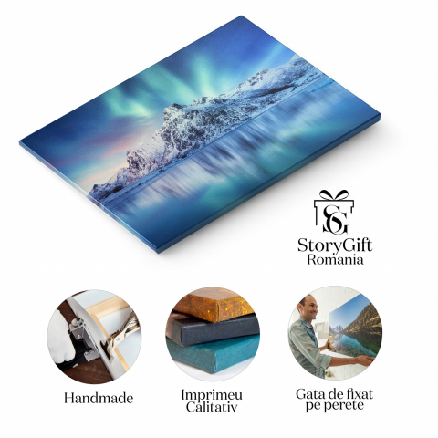 Pescaruși Atlantic Relaxându-se în Sezonul de Împerechere, Marime 40x25CM [1]