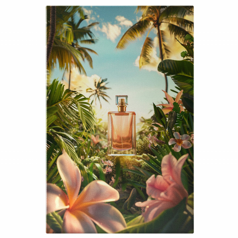 Diverse - Picături de Parfum Roze - Mireasma Florilor de la Tropicele Arzătoare, Marime 40x25CM