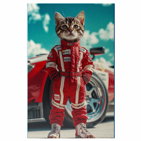 Vehicule -  Tablou Canvas Personalizat Pilot De Curse Formula 1 În Acțiune




Marime 40x25CM